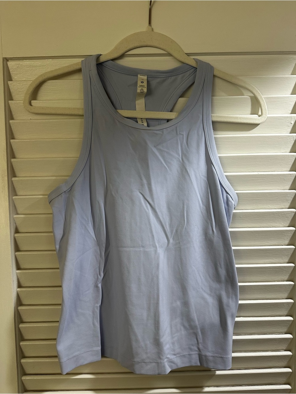 lululemon athletica Soft Pale Blue Tank Top